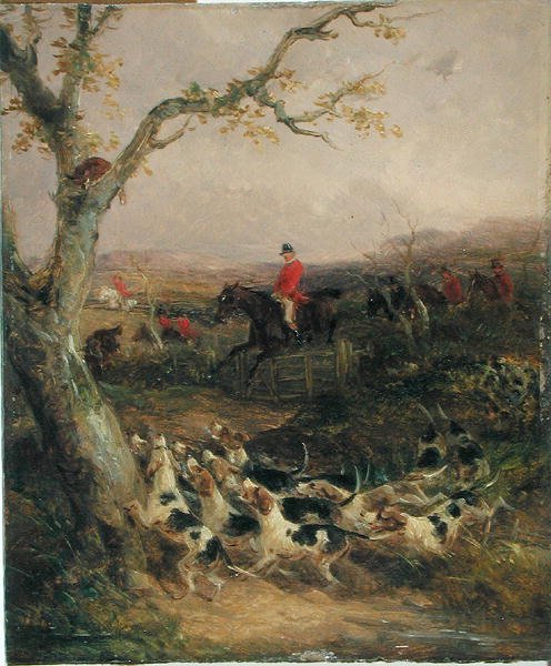 Bir Güney Rüzgarı ve Bulutlu Bir Gökyüzü Onu Av Sabahı İlan Edin (gemideki petrol) (bkz. 225061-225062) by William Joseph Shayer