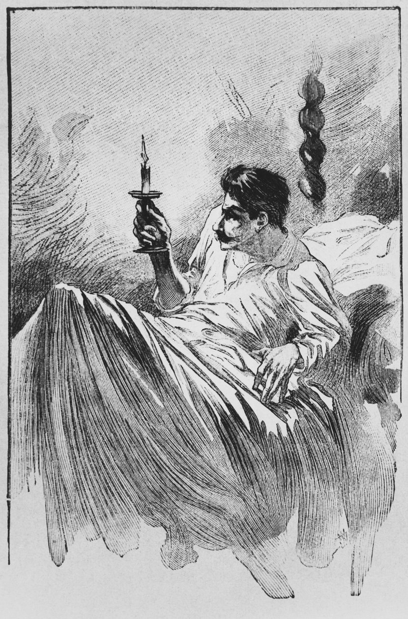 Anlatıcı yatakta, Guy de Maupassant