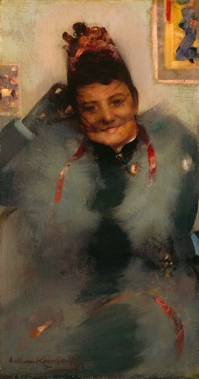 Kürk Boa (tuval üzerine yağlıboya) by William Kennedy
