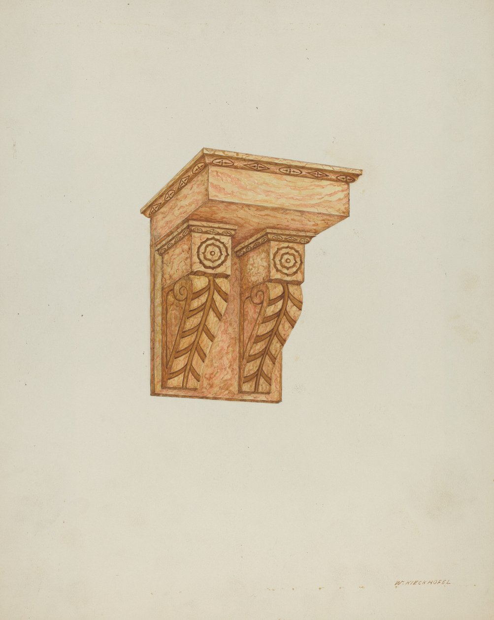 Mimari Detay (Duvar Braketleri) by William Kieckhofel