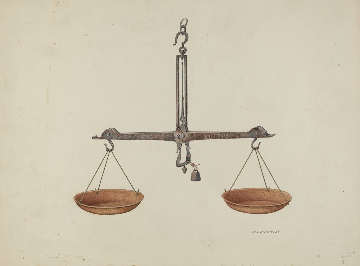 Denge Kantarları, c. 1940. by William Kieckhofel