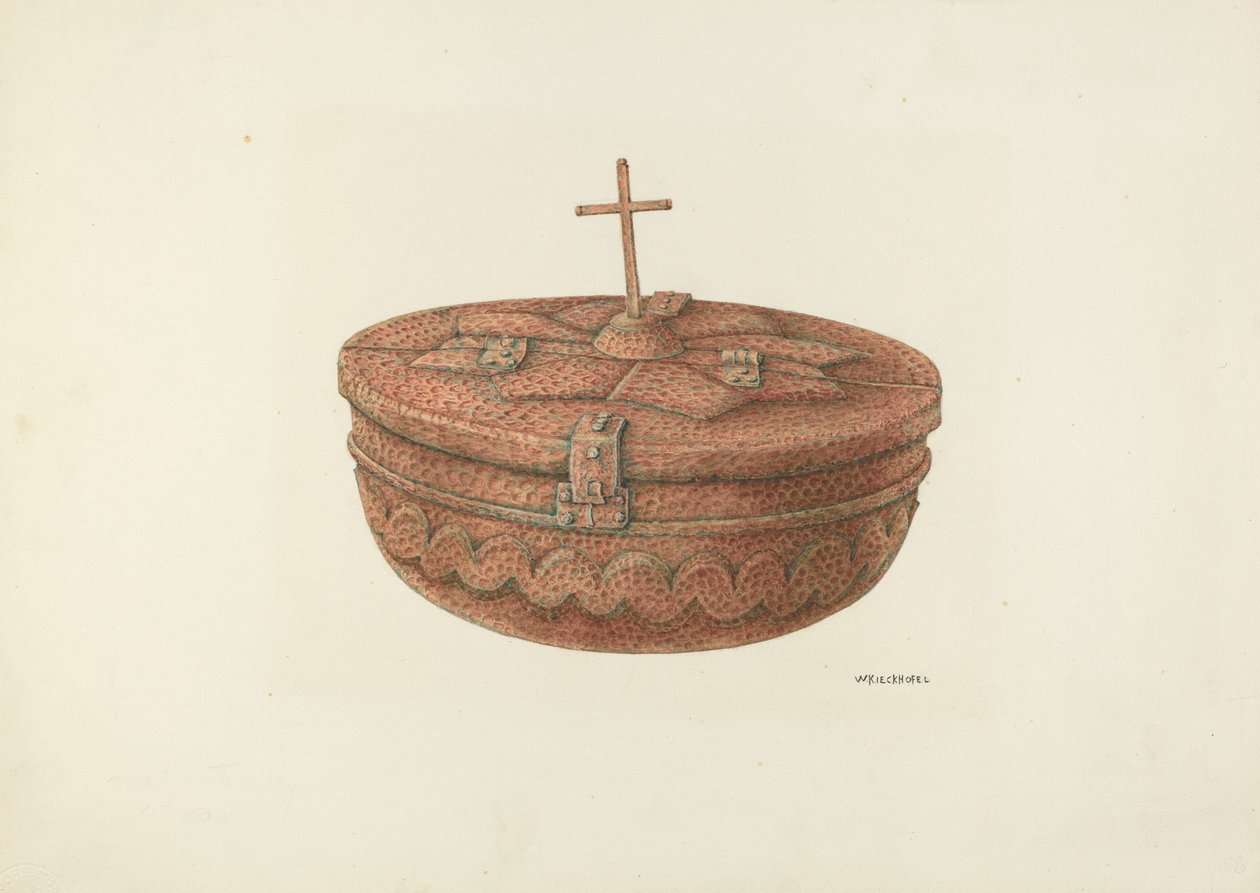 Vaftiz Yazı Tipi, c. 1941. by William Kieckhofel