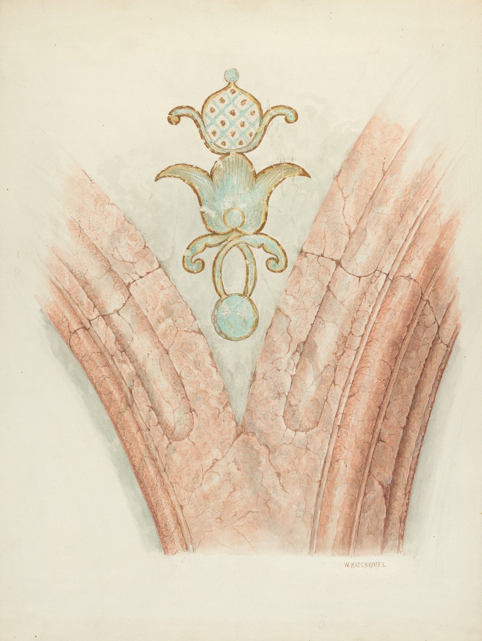 Tavan Dekorasyonu, c. 1941. by William Kieckhofel