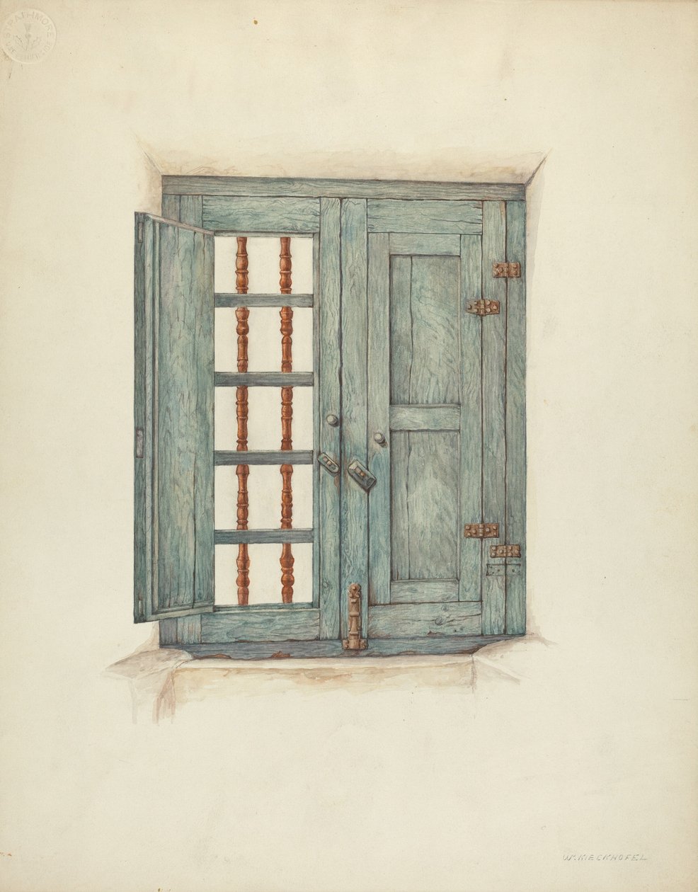 Panjur ve Detayları, c. 1939. by William Kieckhofel