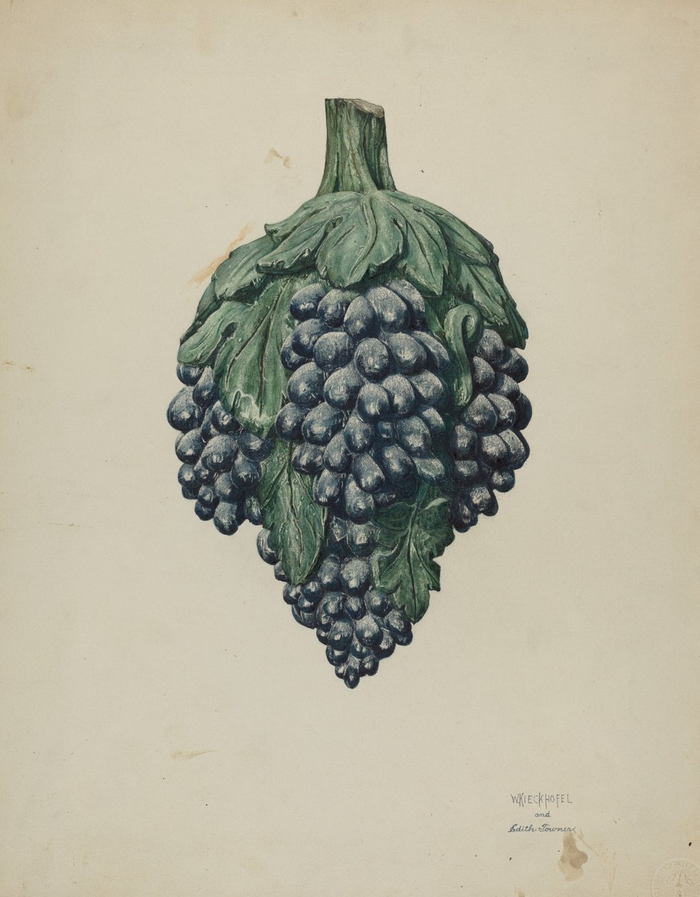 Şarap Dükkanı Amblemi, c. 1940. by William Kieckhofel