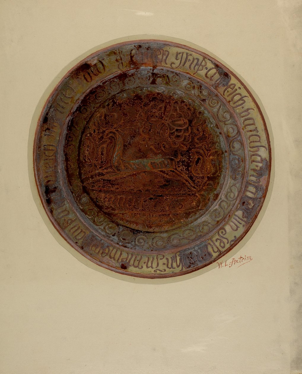 Pa. Alman Yemeği, c. 1937. by William L Antrim