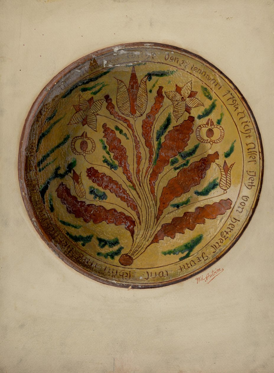 Pa. Alman Plakası by William L. Antrim