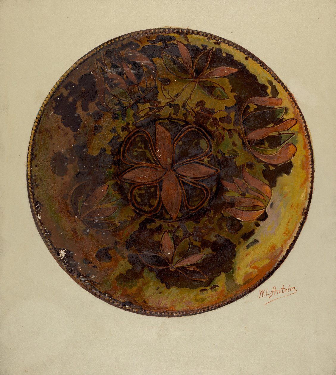 Pa. Alman Plakası, c. 1937. by William L Antrim