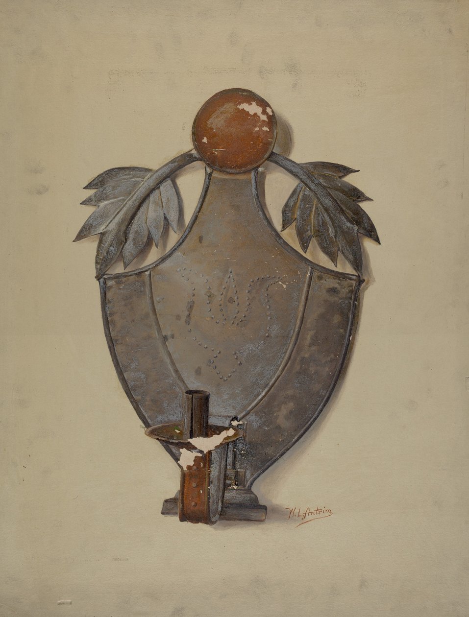 Pa. Alman Teneke Aplik, c. 1937. by William L Antrim