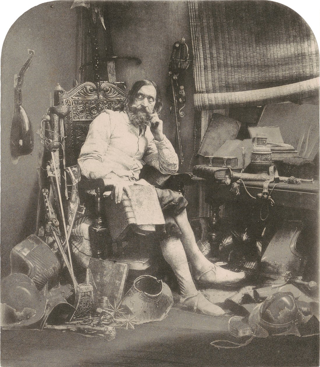 Don Kişot Çalışmasında by William Lake Price, Photo Galvano Graphic Company