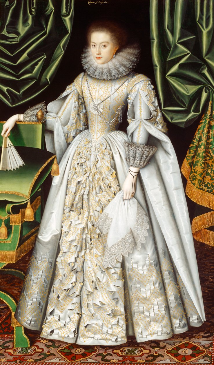 Diana Cecil (tuval üzerine yağlıboya) by William Larkin
