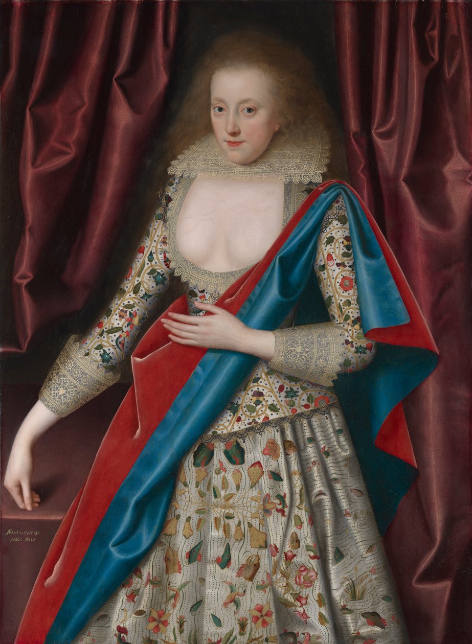 Genç Bir Hanımın Portresi, muhtemelen Jane, Leydi Thornhaugh by William Larkin
