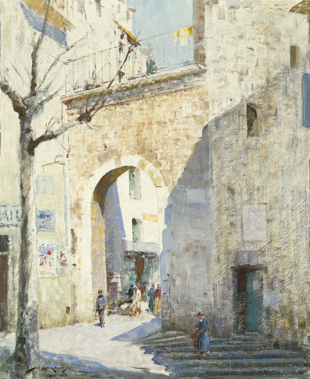 Grasse'ye açılan ağ geçidi by William Lee Hankey