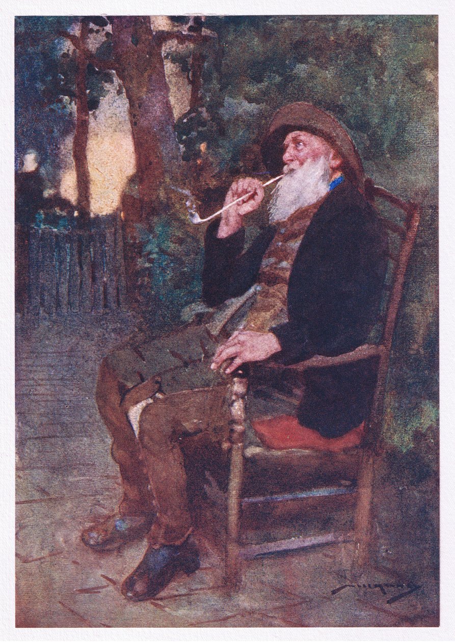 Ne mutlu, emekçi bir gençliği, bunun gibi tonlarda, rahat bir çağla taçlandıran (renkli litho) by William Lee Hankey
