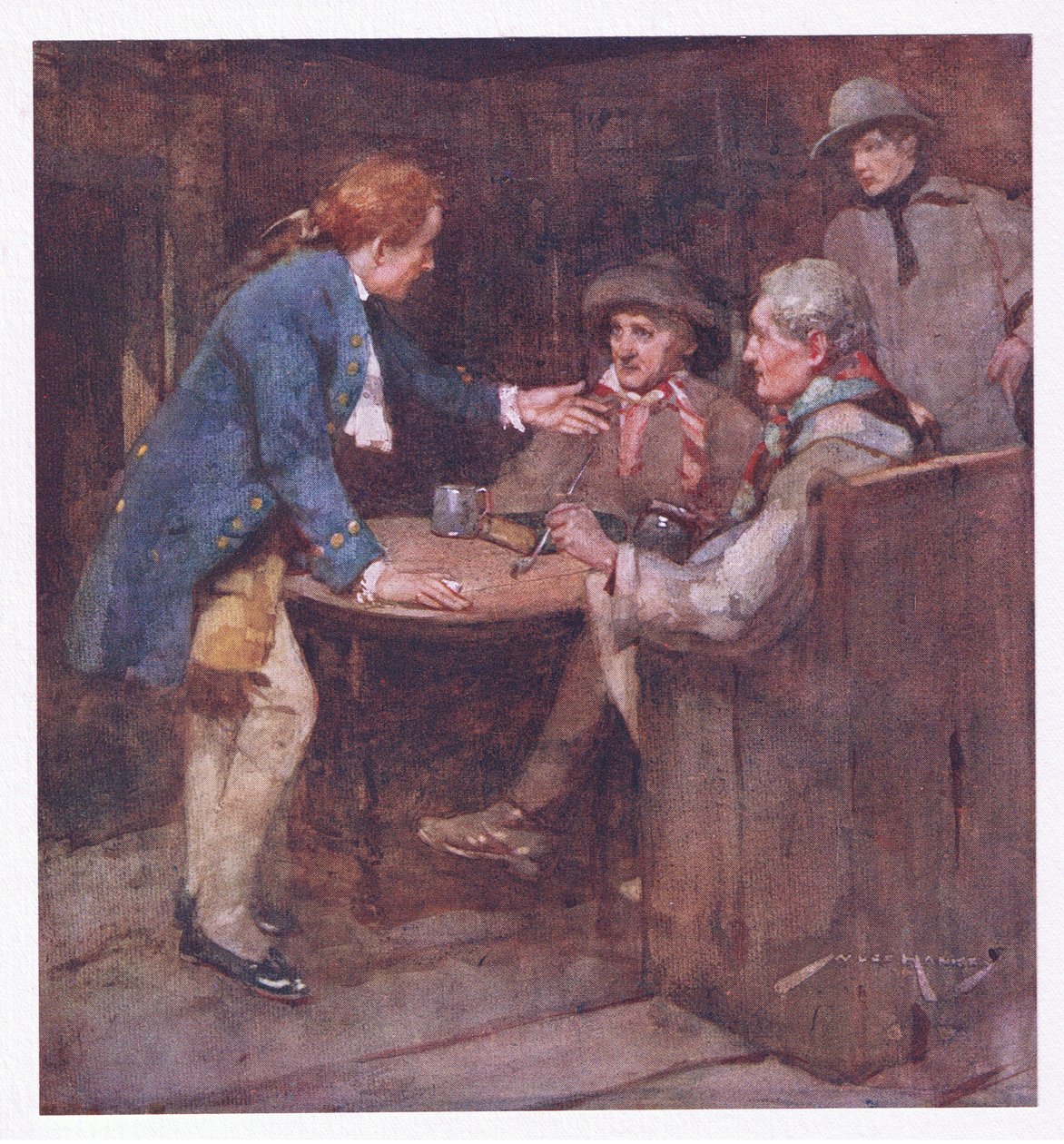Hala umutlarım vardı, çünkü gurur hala bizimle birlikte (renkli litho) by William Lee Hankey