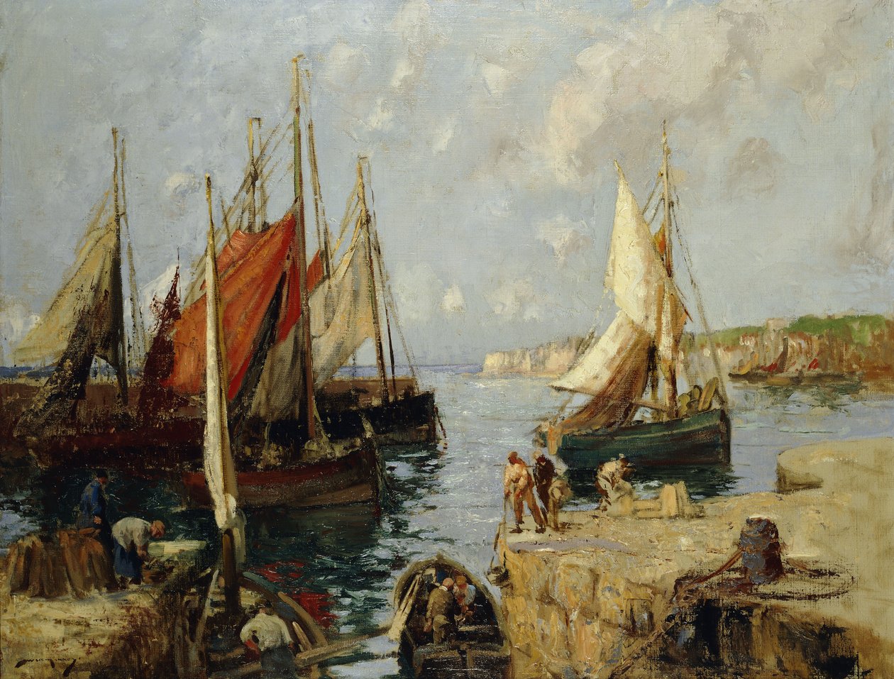Midye Tekneleri, Honfleur by William Lee Hankey