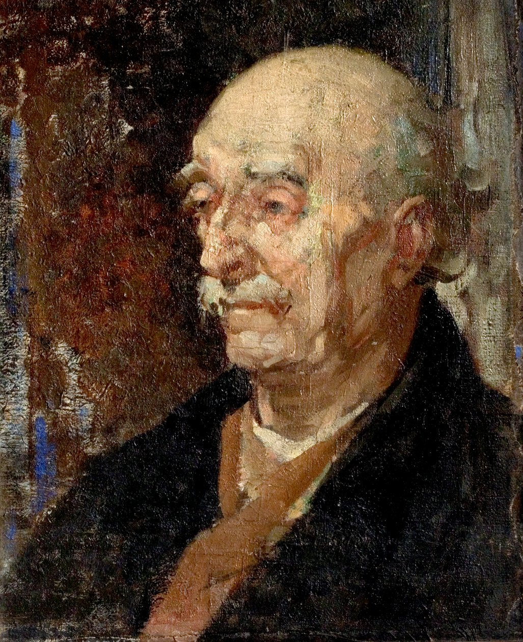 Napolyon Danelle, Antikacı (tuval ve karton üzerine yağlıboya) by William Lee Hankey