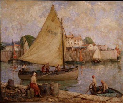 Balık Tutma Yerine, Honfleur by William Lee Hankey