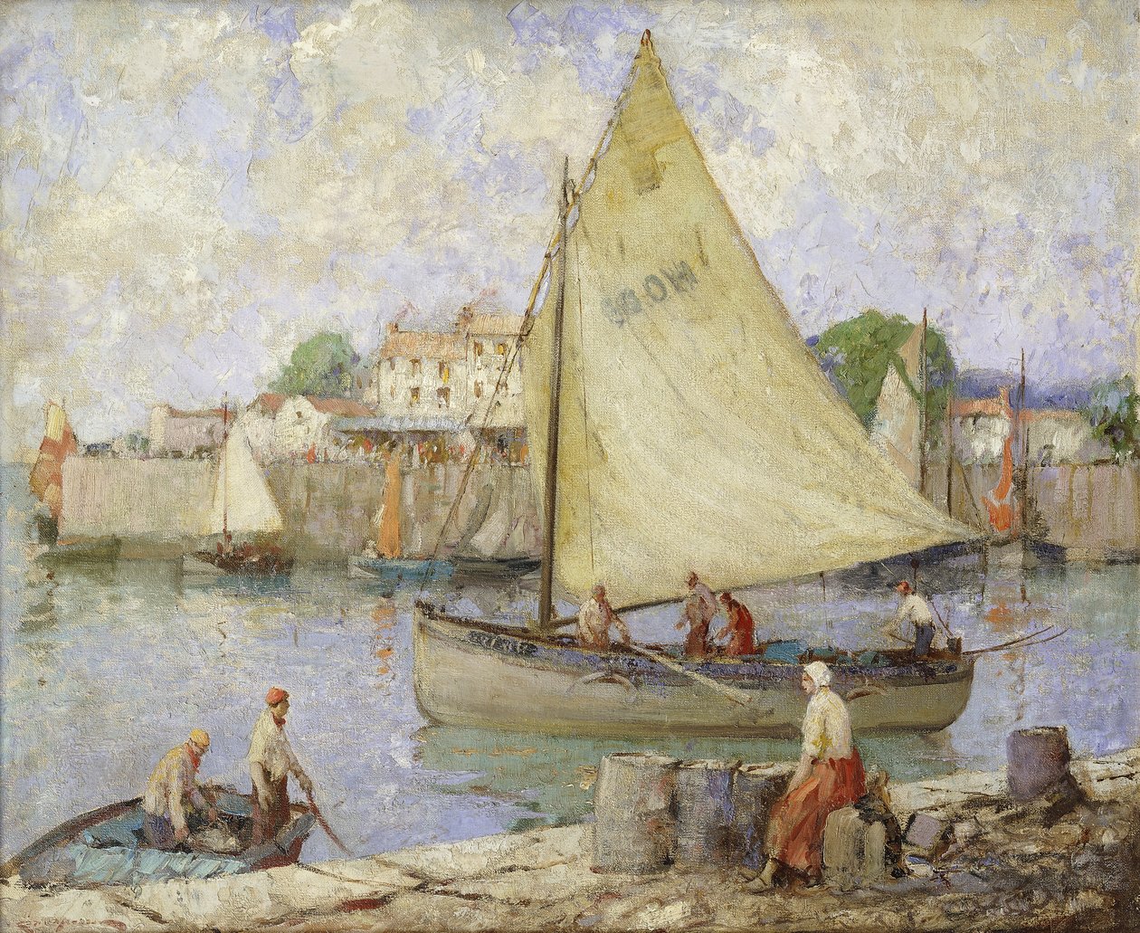 Balık Tutma Yerine, Honfleur by William Lee Hankey