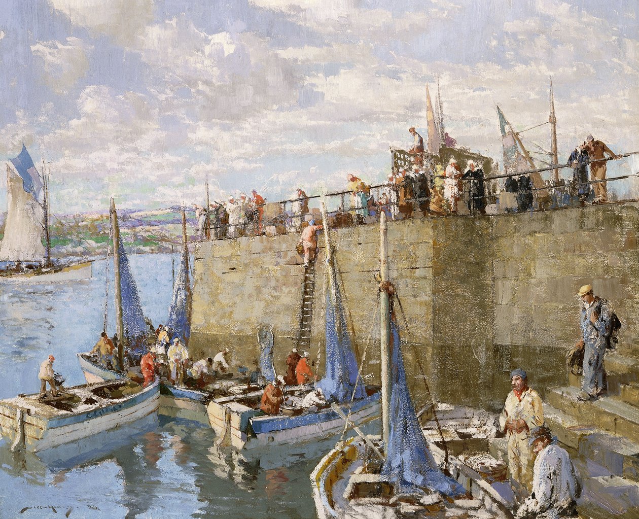 Sardalya Balıkçıları, Concarneau by William Lee Hankey
