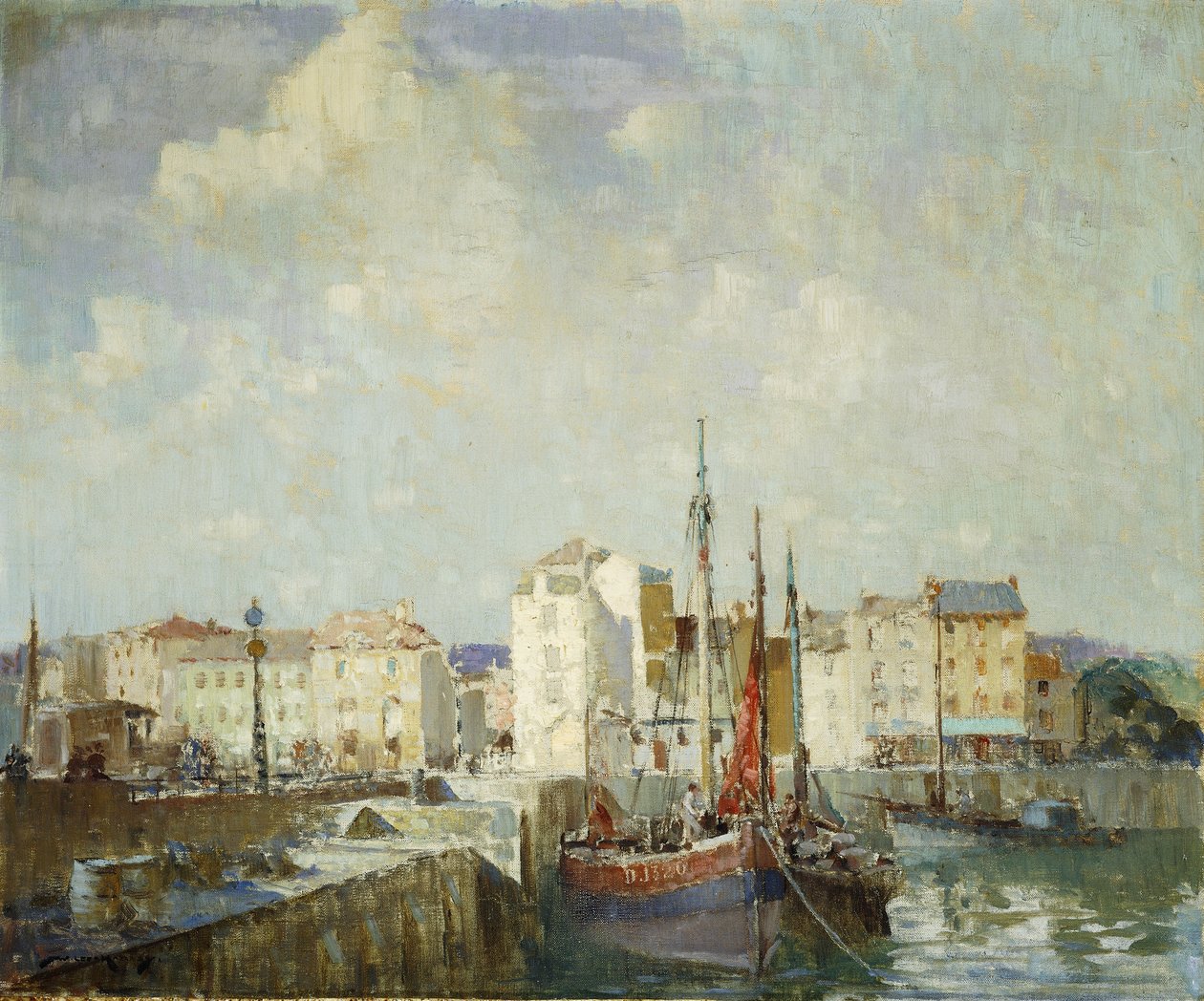 İç Liman, Dieppe by William Lee Hankey