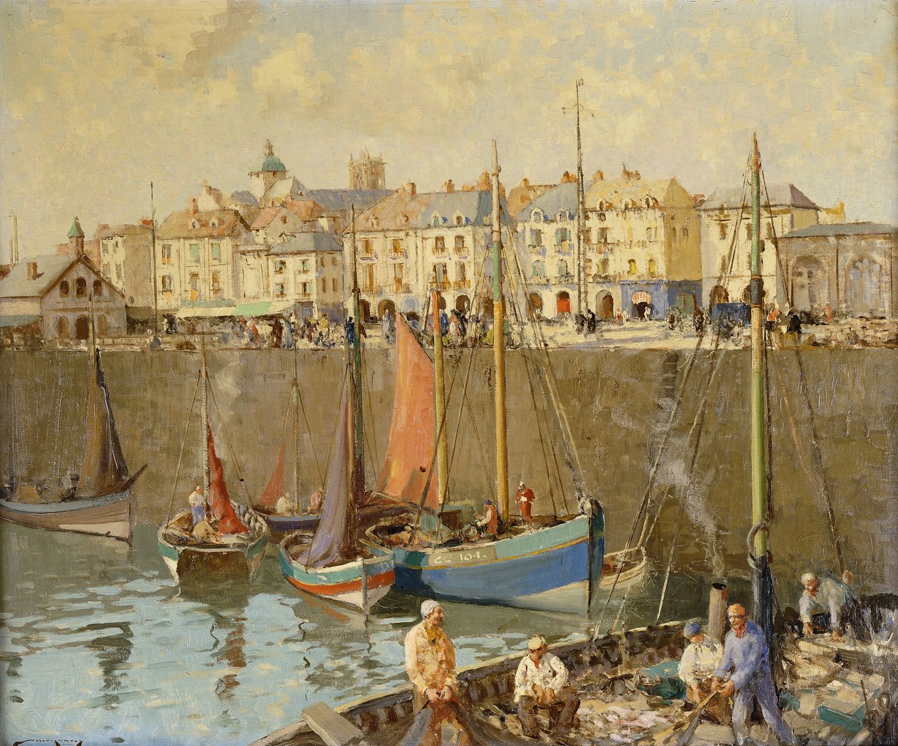 Rıhtım, Dieppe by William Lee Hankey