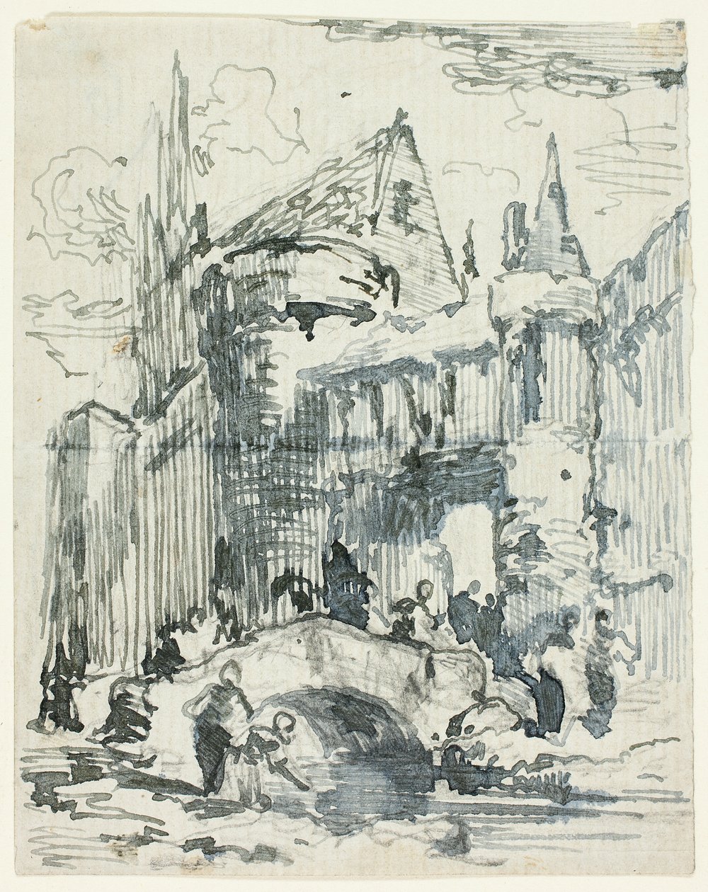 Şehir Köprüsü ve Portal by William Leighton Leitch