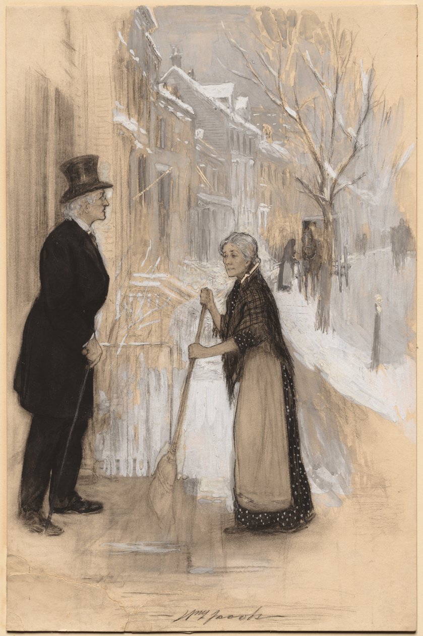 Şerefle Terhis Edilmedi, 1904'ü göstermek için eskiz. by William Leroy Jacobs
