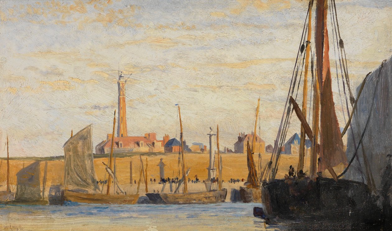 Bir Kıta Limanı, 1890 by William Lionel Wyllie