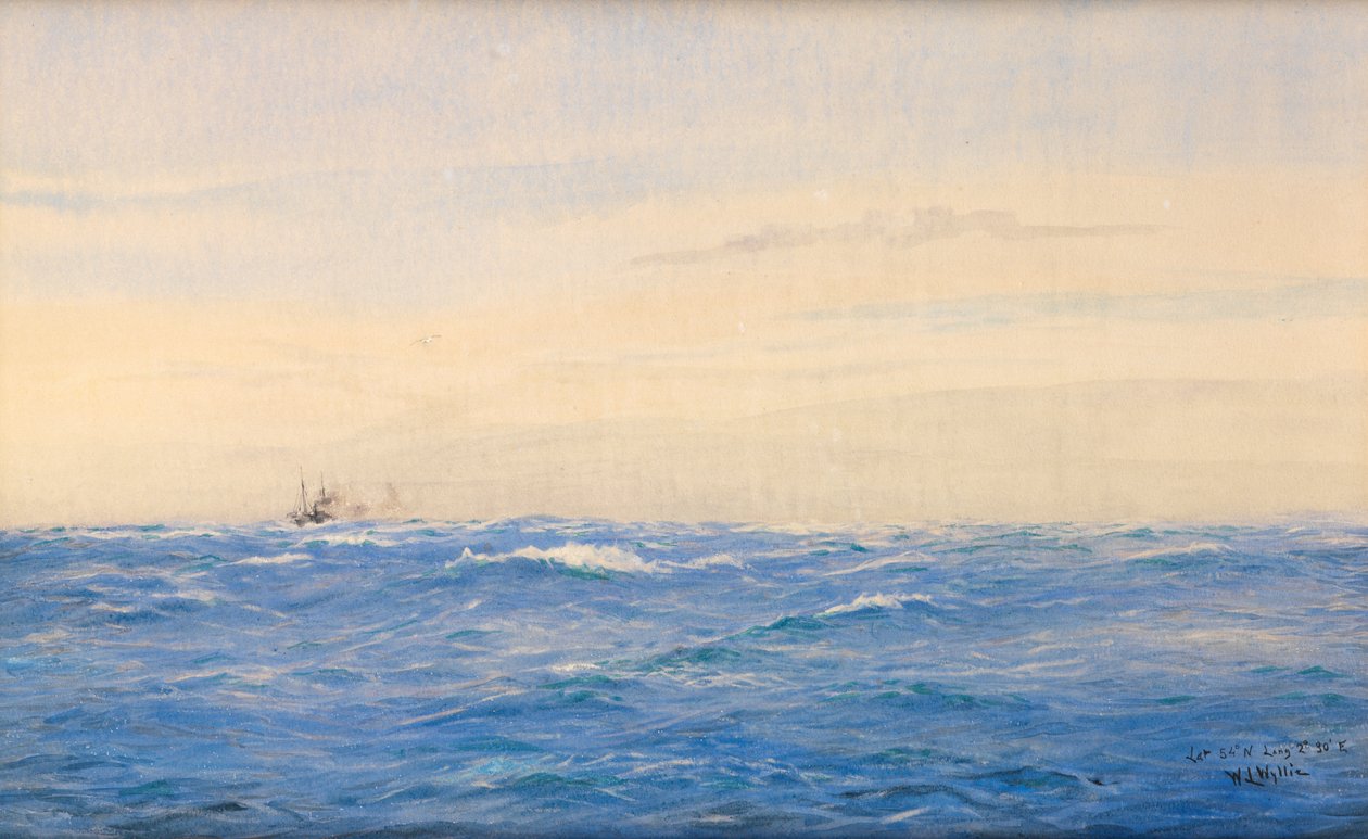 Konvoy, Kuzey Denizi by William Lionel Wyllie