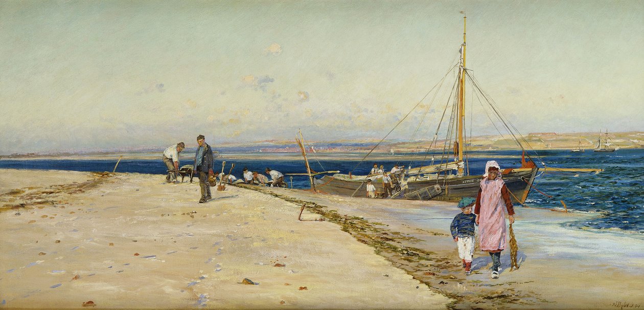 Bir Haliç Kıyılarındaki Rakamlar, by William Lionel Wyllie