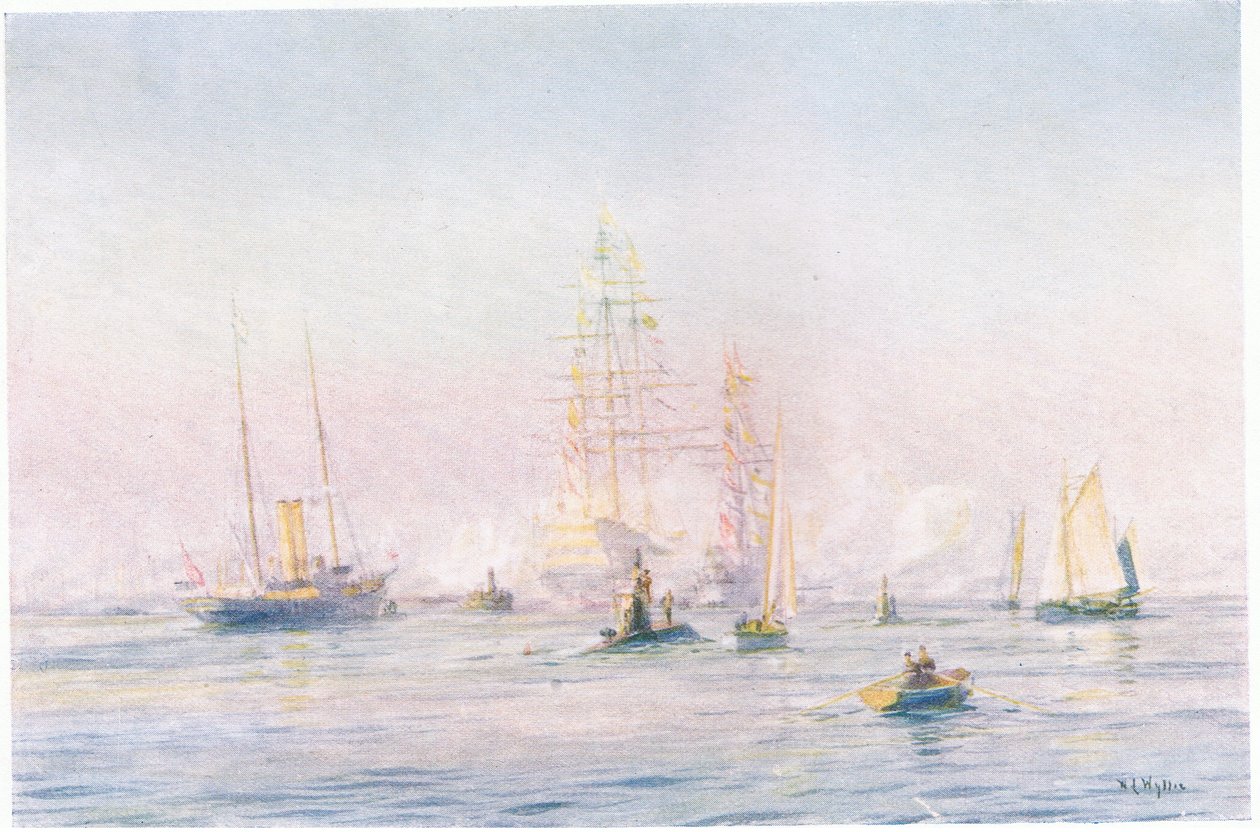 Portsmouth Limanı 1912, 1915 by William Lionel Wyllie