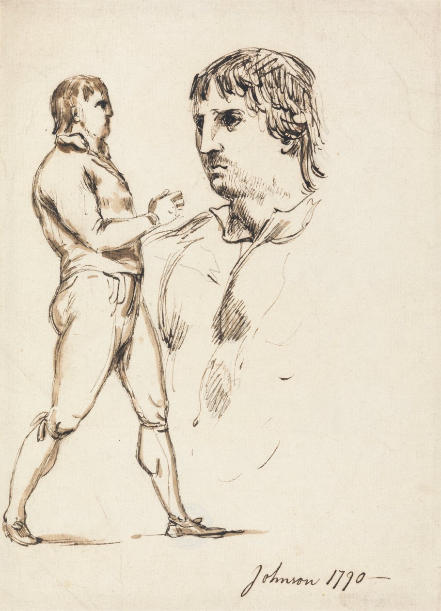 Boksör Johnson'ın Portresi by William Lock Ii