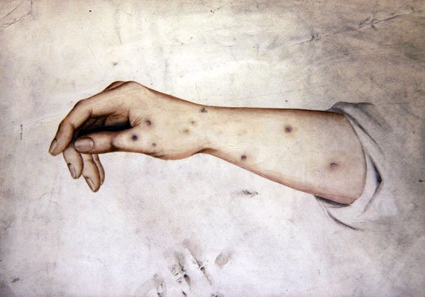 Cilt durumu olan bir Önkol Çalışması, c.1850 (kağıt üzerine suluboya) by William Lover