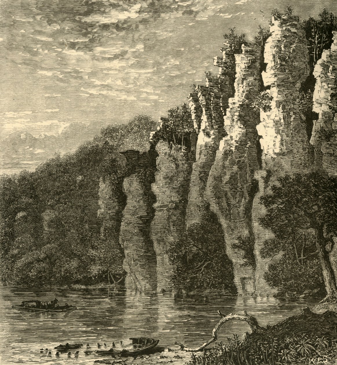 "Örs Uçurumu", 1872. by William Ludwell Sheppard