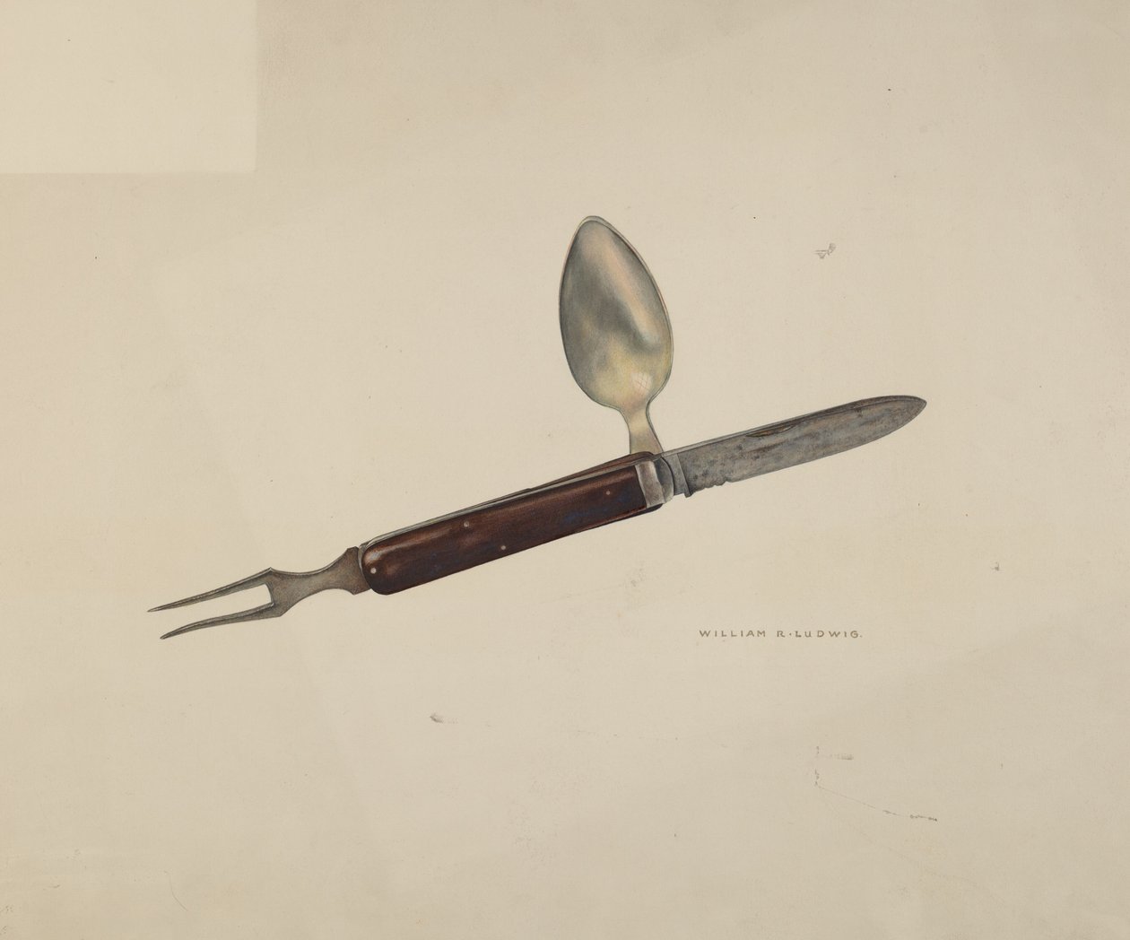 Çatal Bıçak Takımı, c. 1941. by William Ludwig