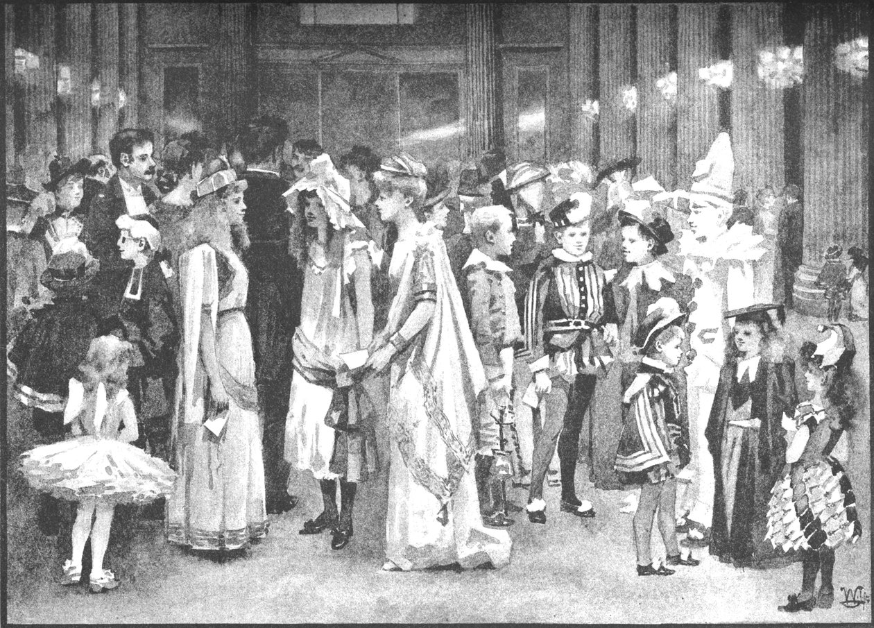 Köşkteki Çocuk Balosu - Danslar Arasında, 1891 by William Luker