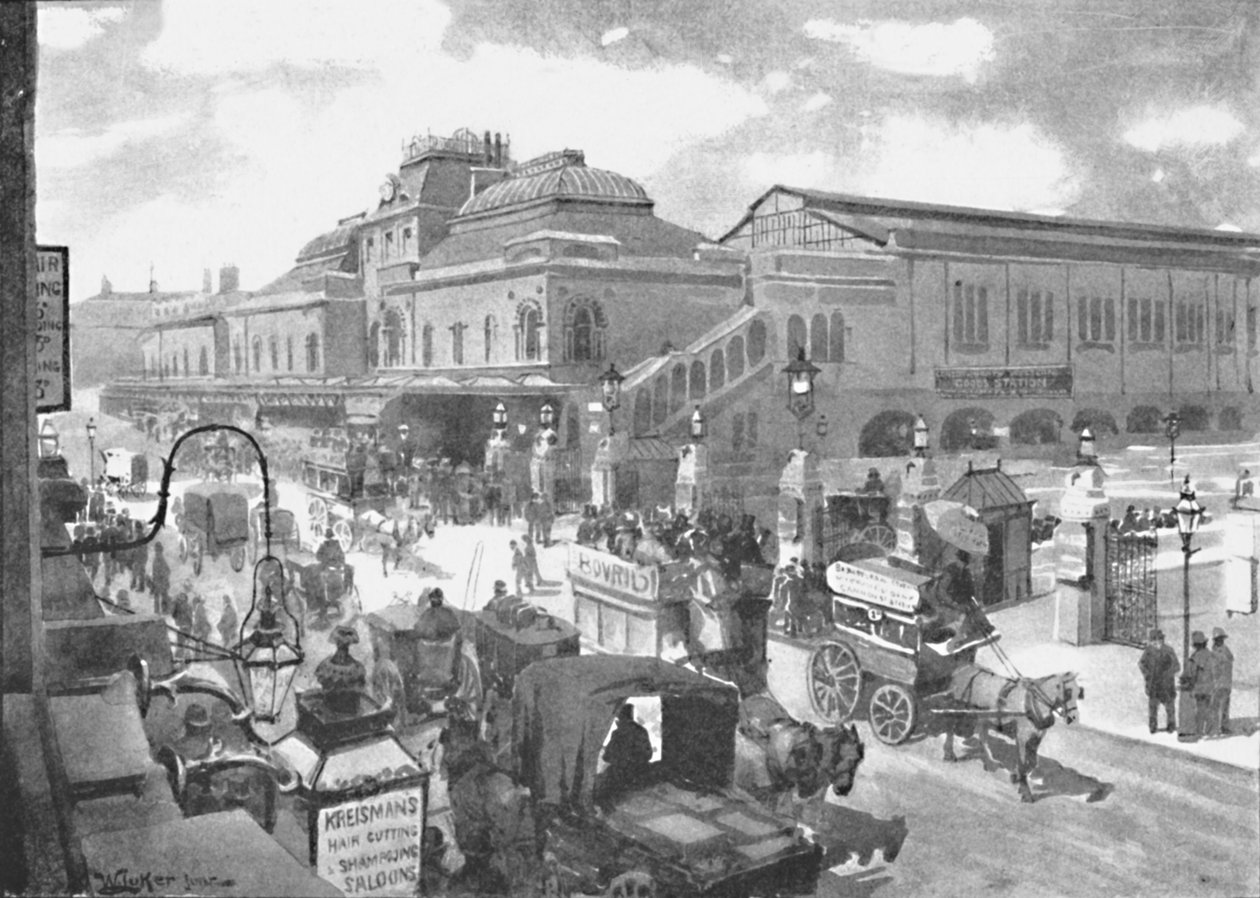 Liverpool Sokak İstasyonu, 1891 by William Luker
