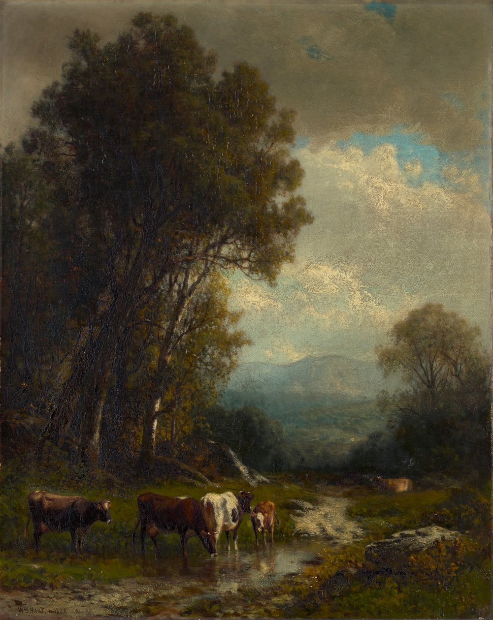 Sığır ile manzara by William M. Hart