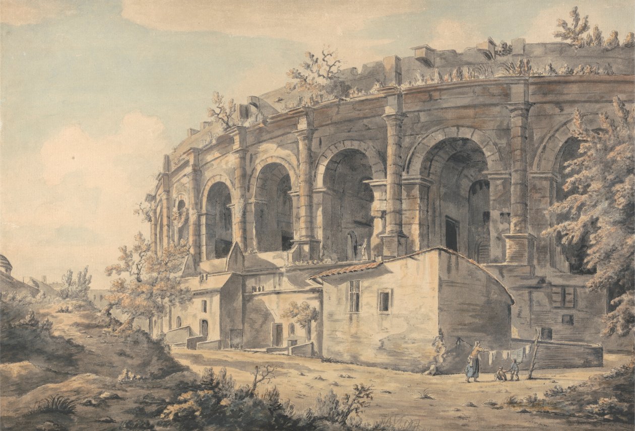 Nimes'deki Amfitiyatro by William Marlow
