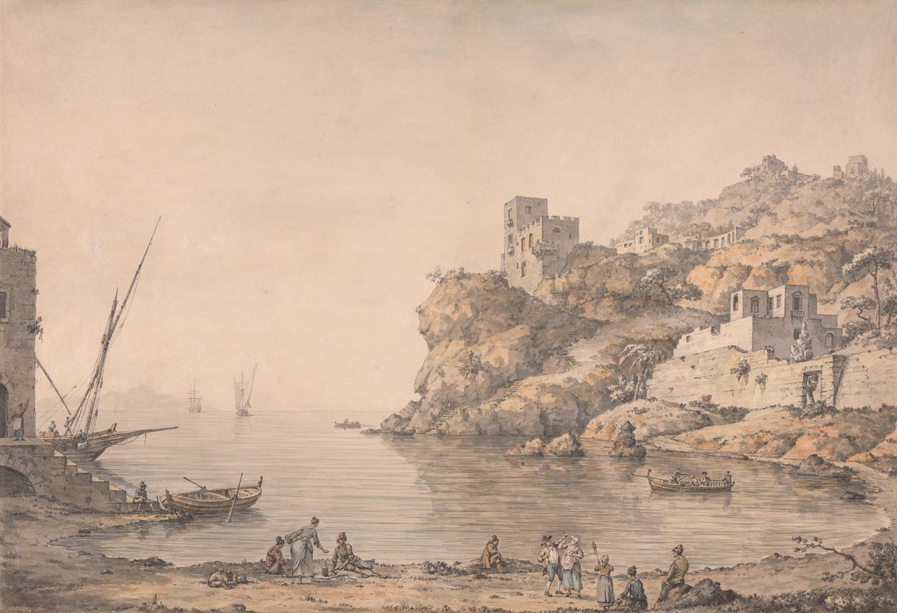 Napoli Yakınlarındaki Sahil by William Marlow