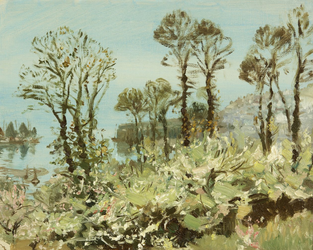 Çiçekli Bir Koru (tuval üzerine yağlı boya) by William Matthew Hale