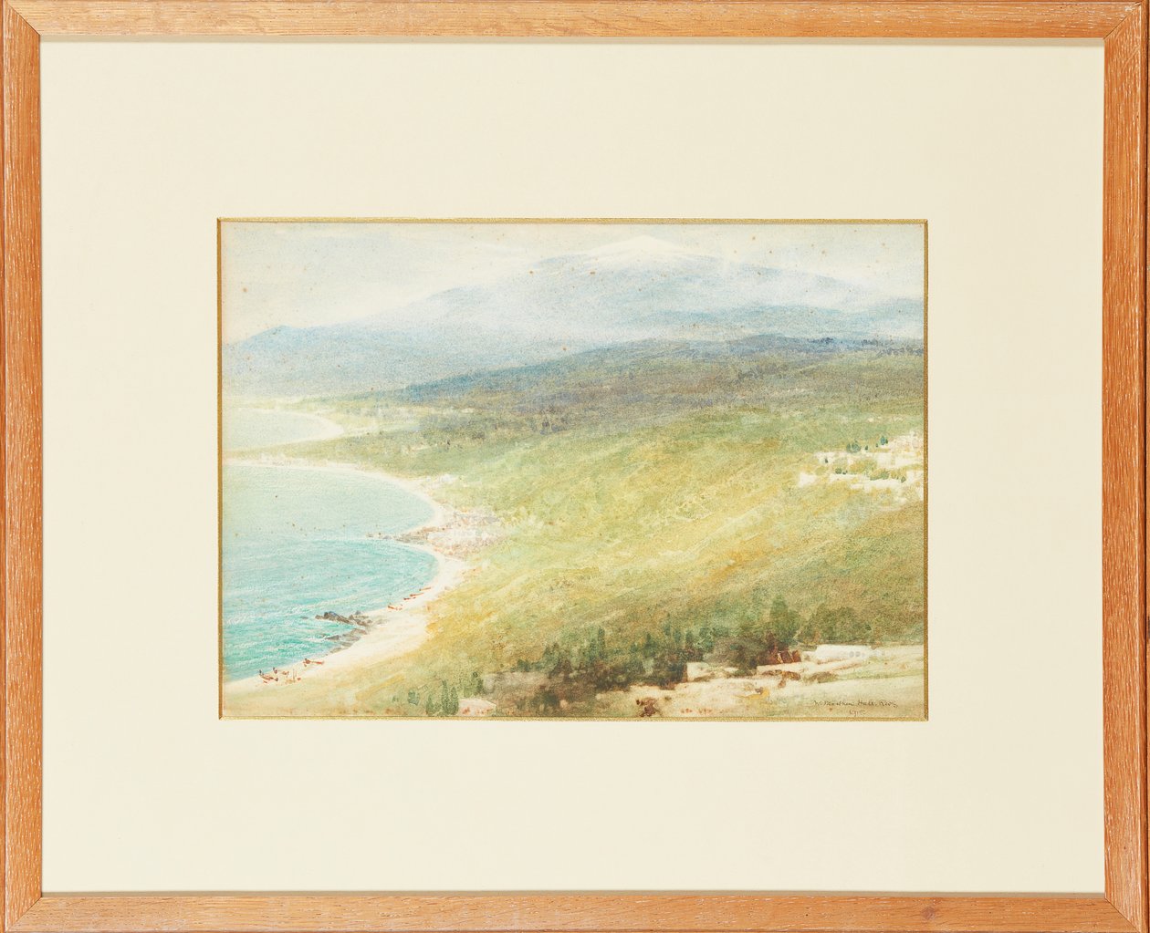 İtalyan Sahilinde (suluboya) by William Matthew Hale