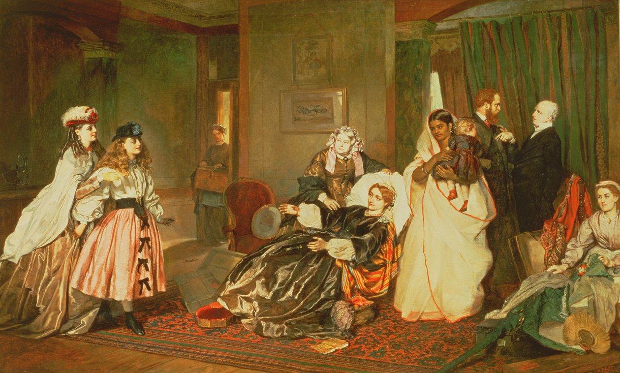Eve Dönüş, 1866 by William Maw Egley
