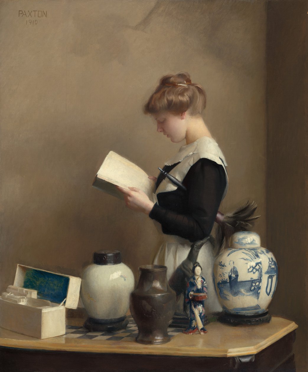 Hizmetçi, 1910. by William McGregor Paxton