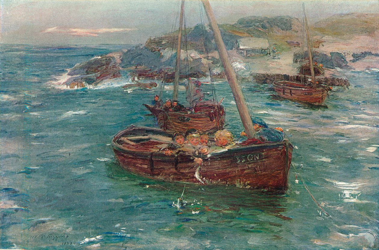 Yerden Kabarık, Carradale, Argyll, c1883 by William McTaggart