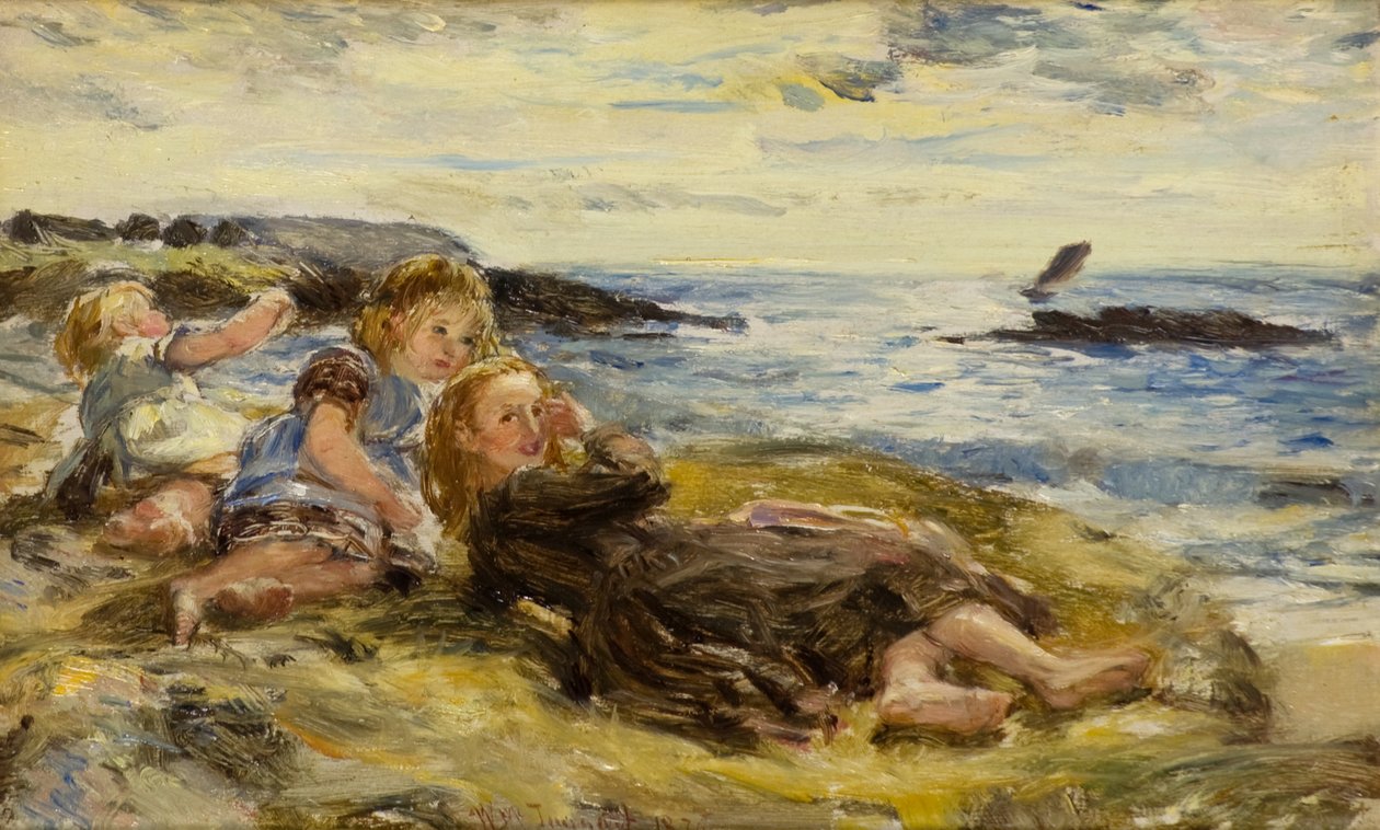 Deniz kıyısındaki çocuklar, Machrihanish by William McTaggart