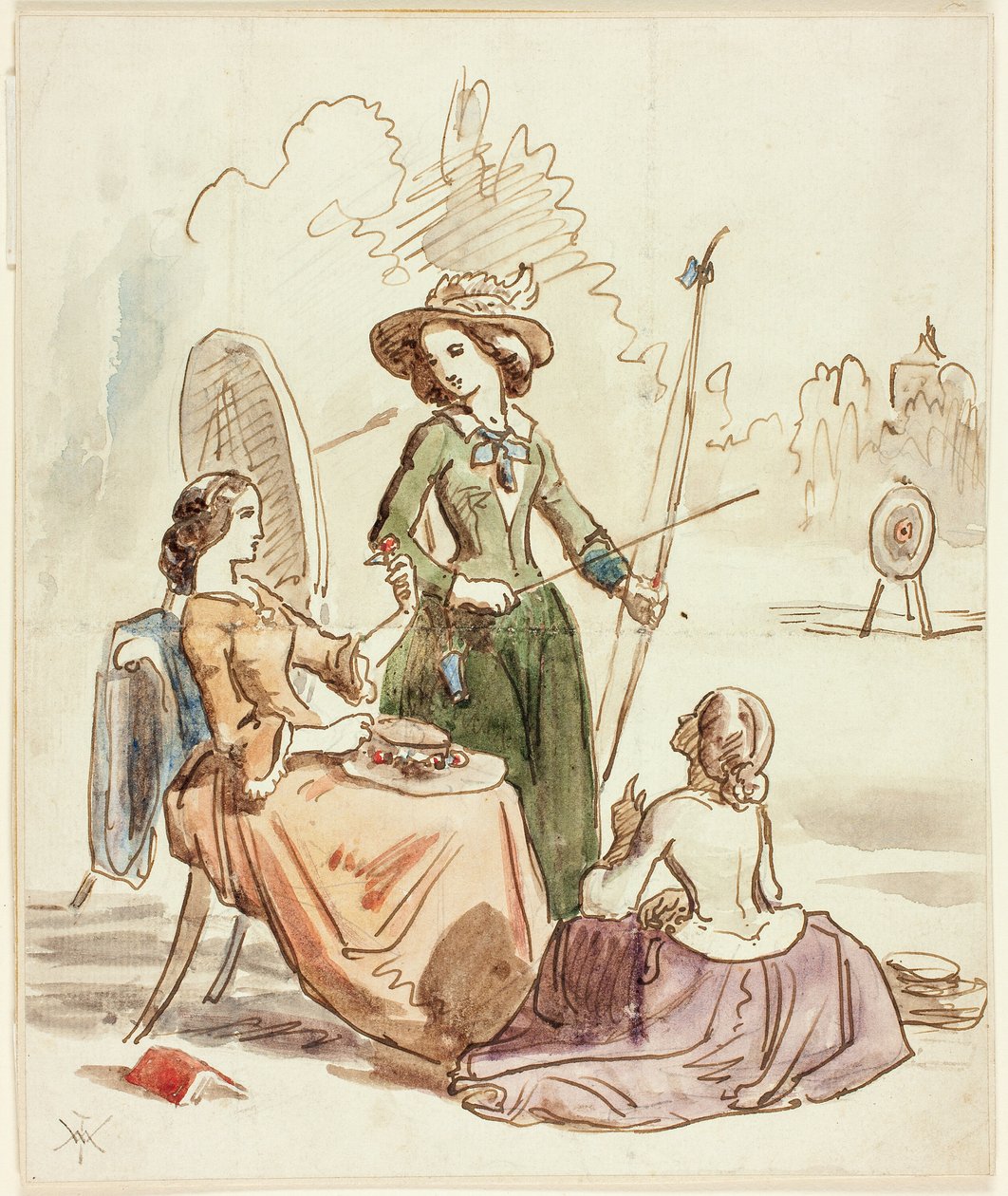 Bayanlar Okçulukta by William McTaggart