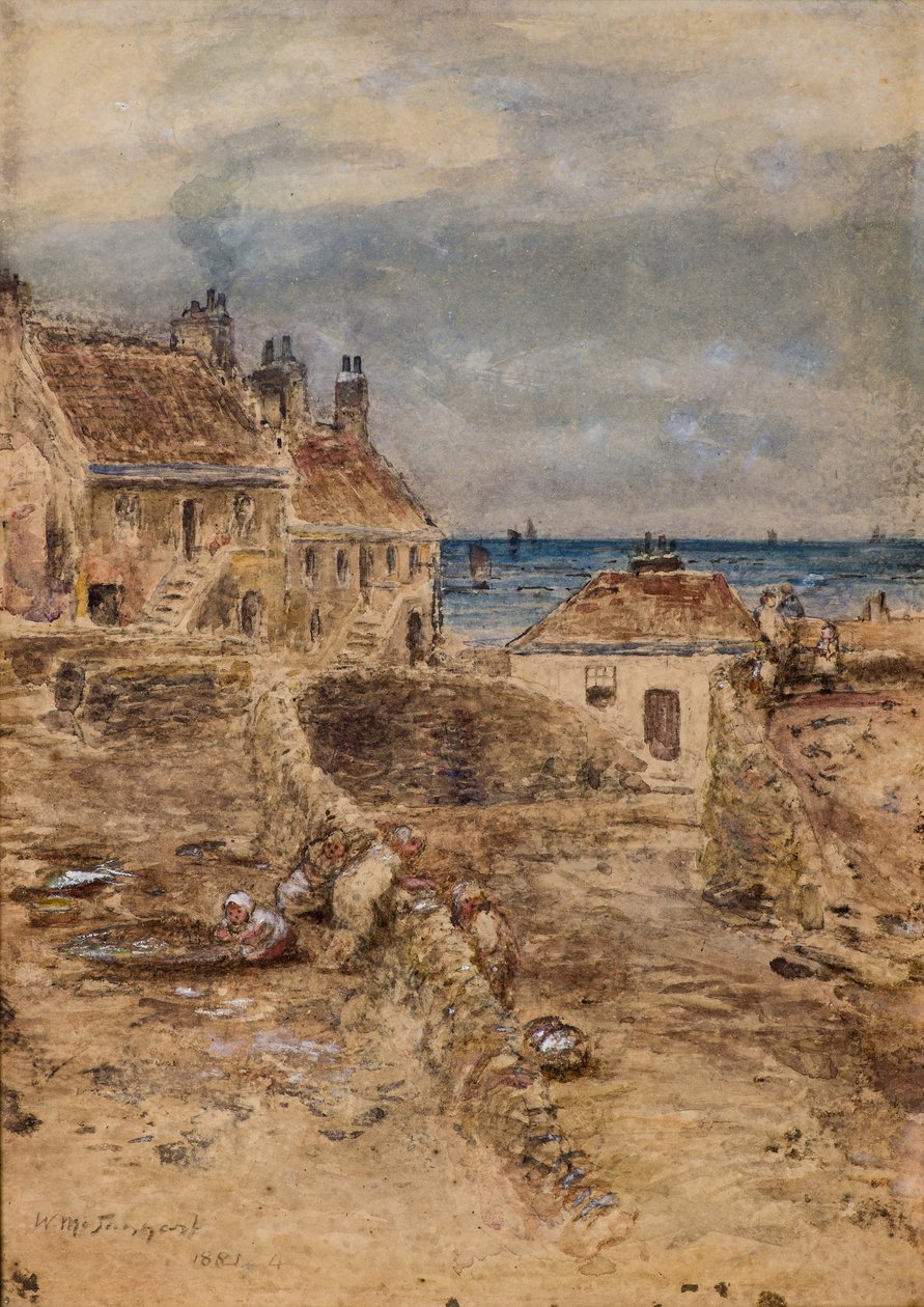 kırmızı çatılar by William McTaggart