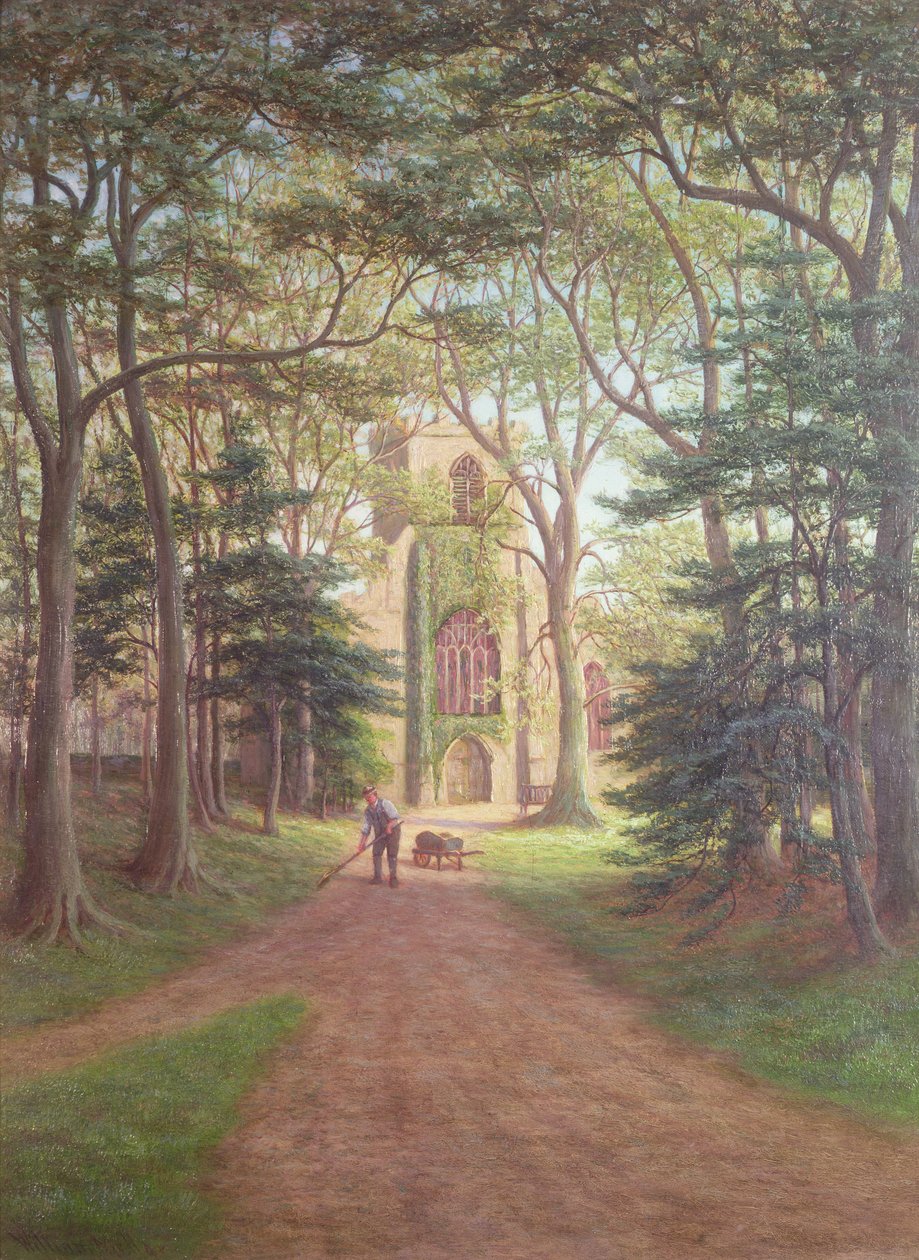 Harewood Kilisesi, Yorkshire by William Mellor